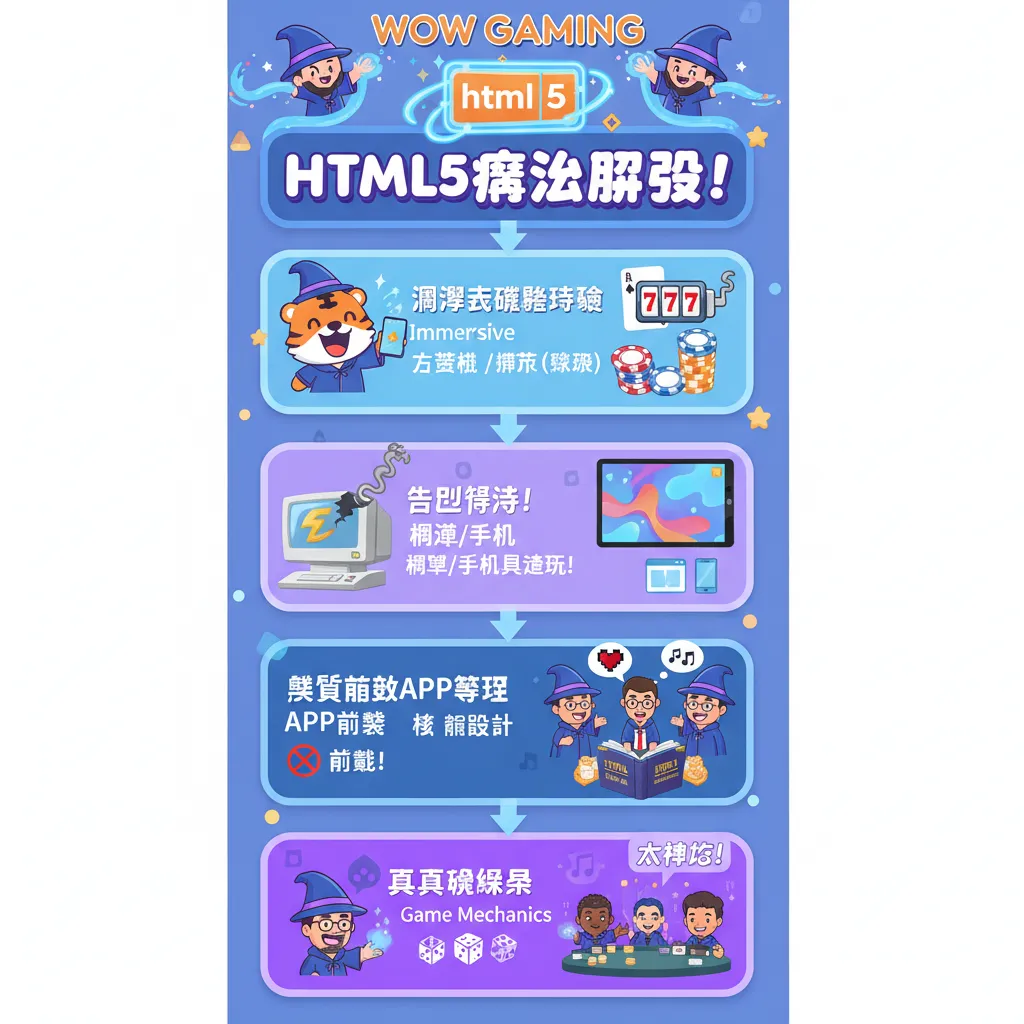 Wow Gaming 如何透過 HTML5 開發提升沉浸式遊戲體驗