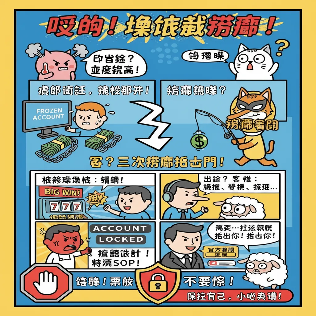 線上博弈不出金怎麼辦？教你應對帳戶凍結與法律責任